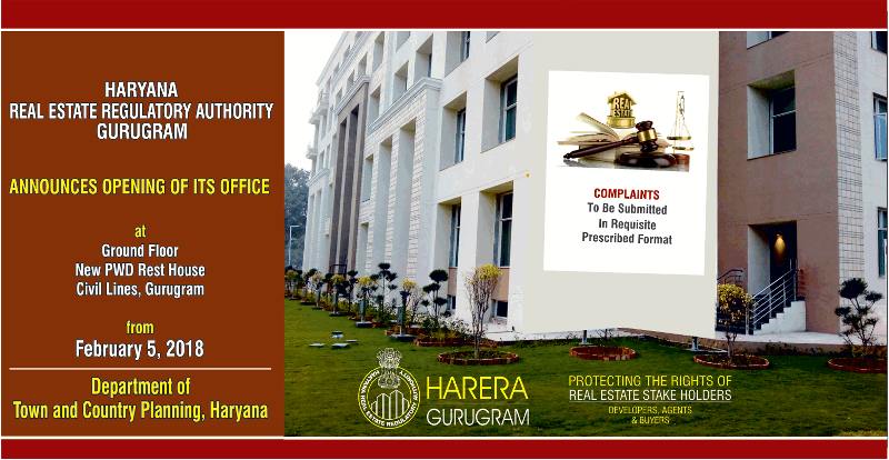 Haryana RERA opens its office in Gurugram